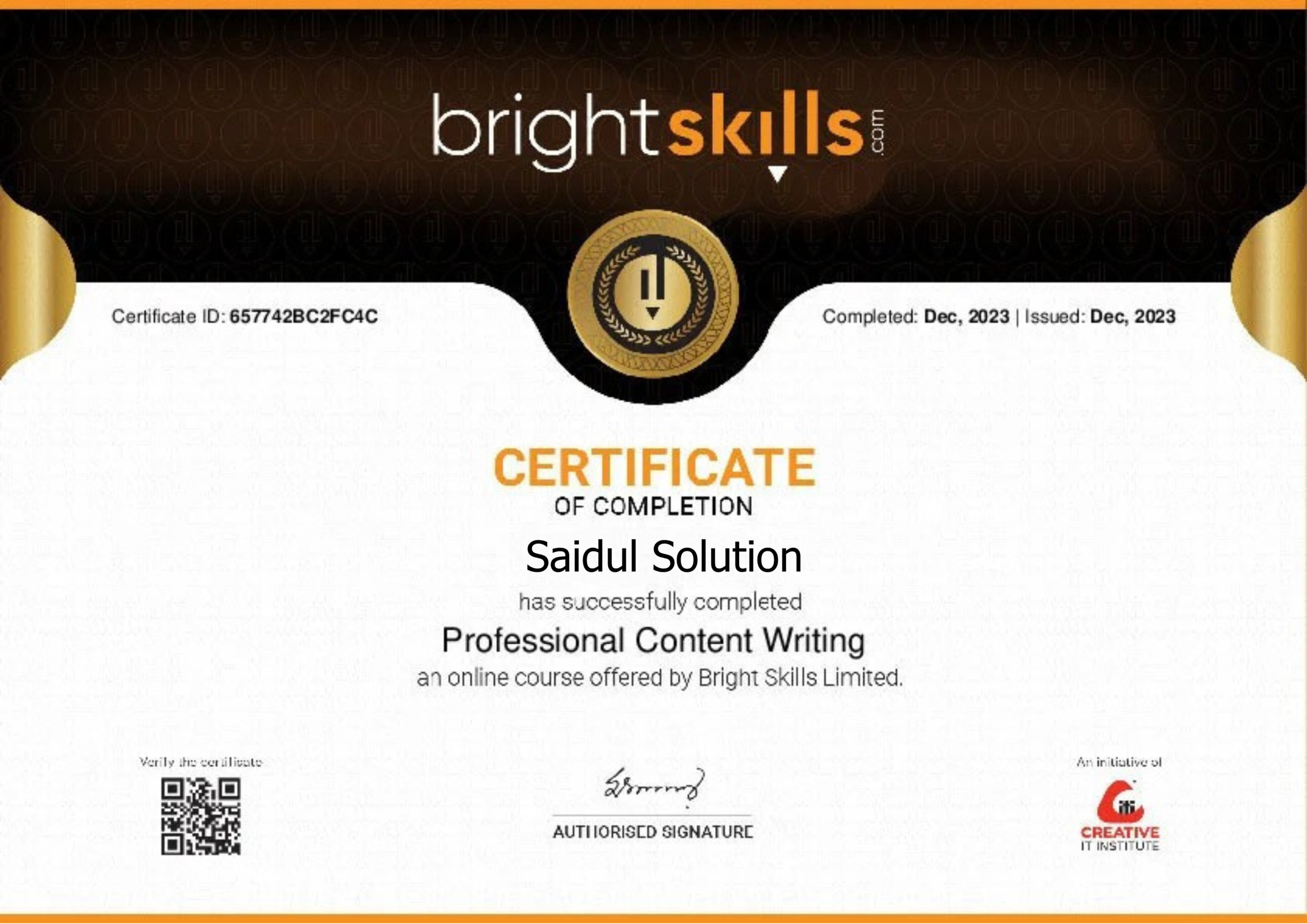 About my all skilled certification (10)