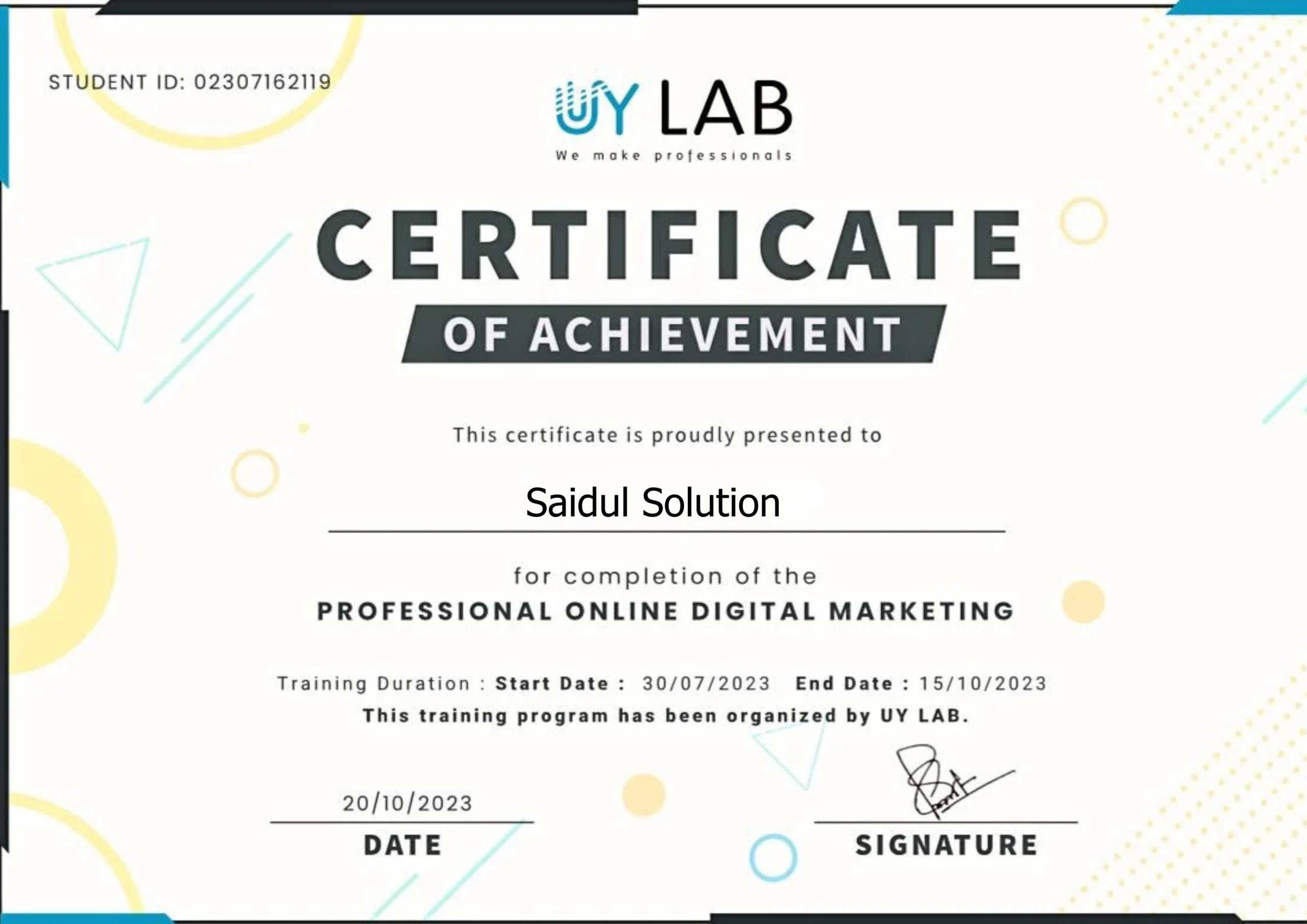 About my all skilled certification (16)