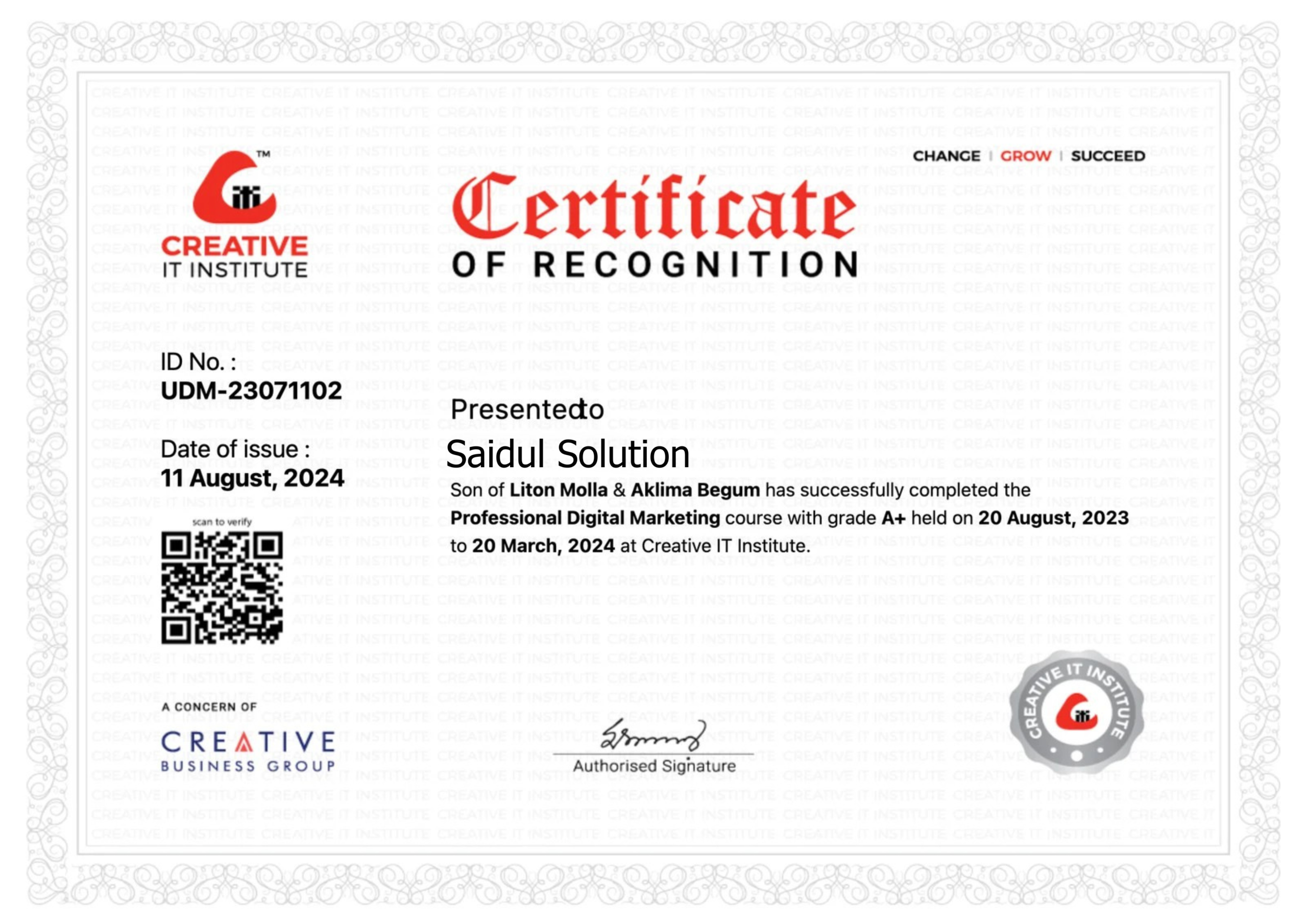 About my all skilled certification (8)