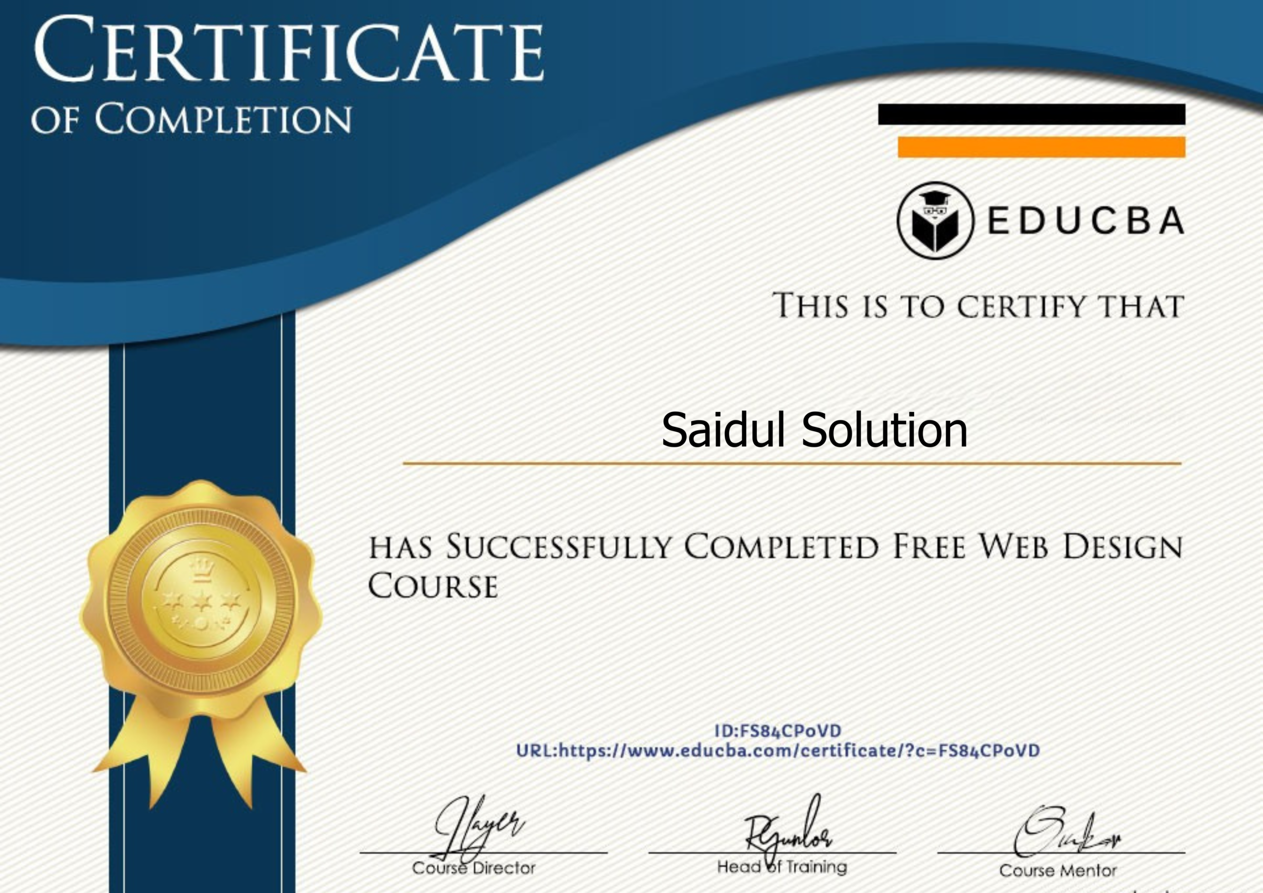 About my all skilled certification
